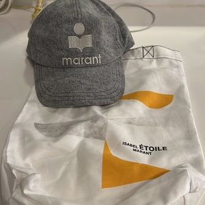 Isabel Marant baseball cap gray: shopping bag included NO OFFERS